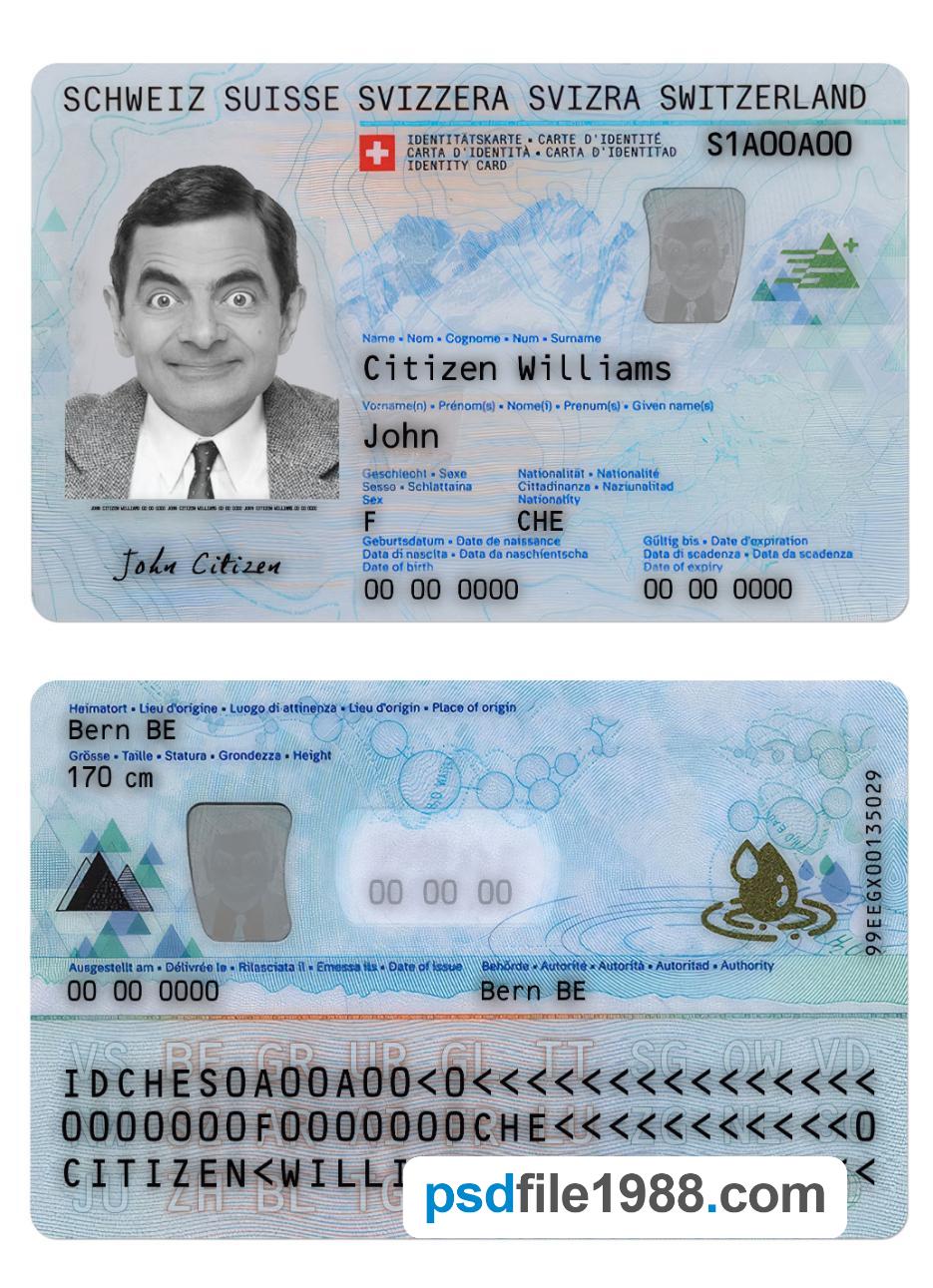 Switzerland ID Card